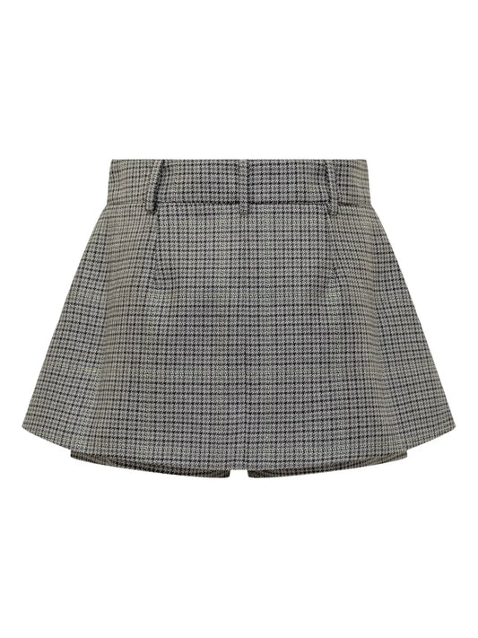 HOUNDTOOTH PATTERN SKORT