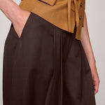 LOTUS MIDT WAIST PANTS JAVA BROWN