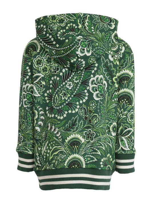 ETRO KIDS Paisley-print Zip-up Hoodie