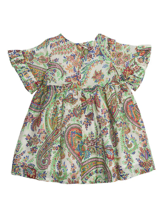ETRO KIDS Paisley-Print Flared Dress