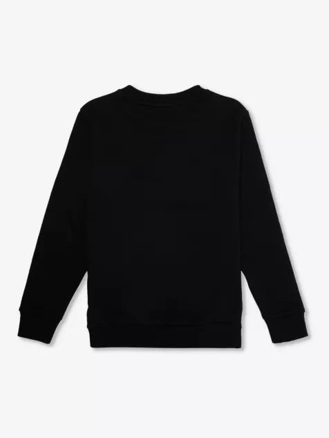 BALMAIN KIDS Cotton-jersey Sweatshirt in Black