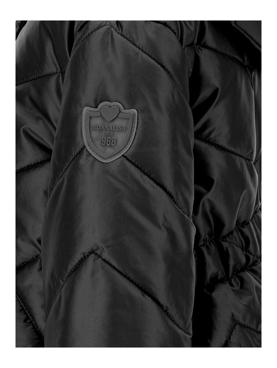 MONNALISA Quilted technical fabric down jacket