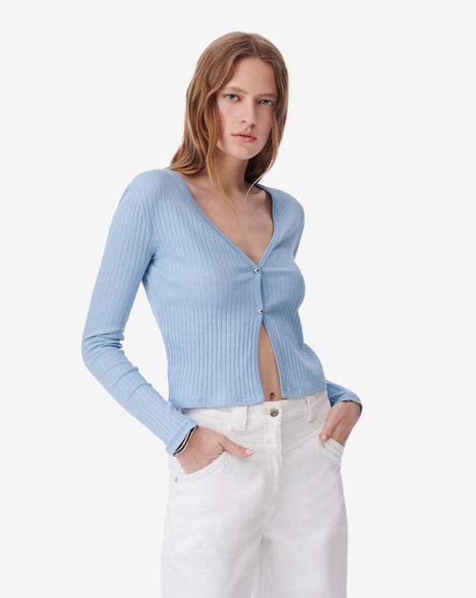 IRO SILAS Ribbed Cardigan