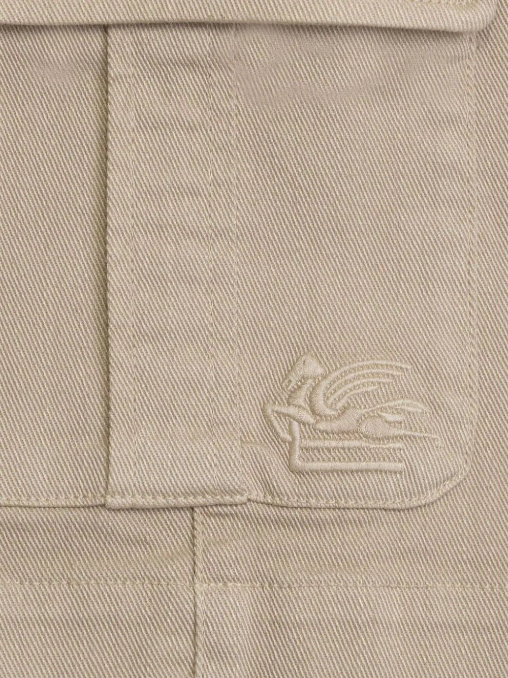 ETRO KIDS Logo-embroidered Cargo Shorts