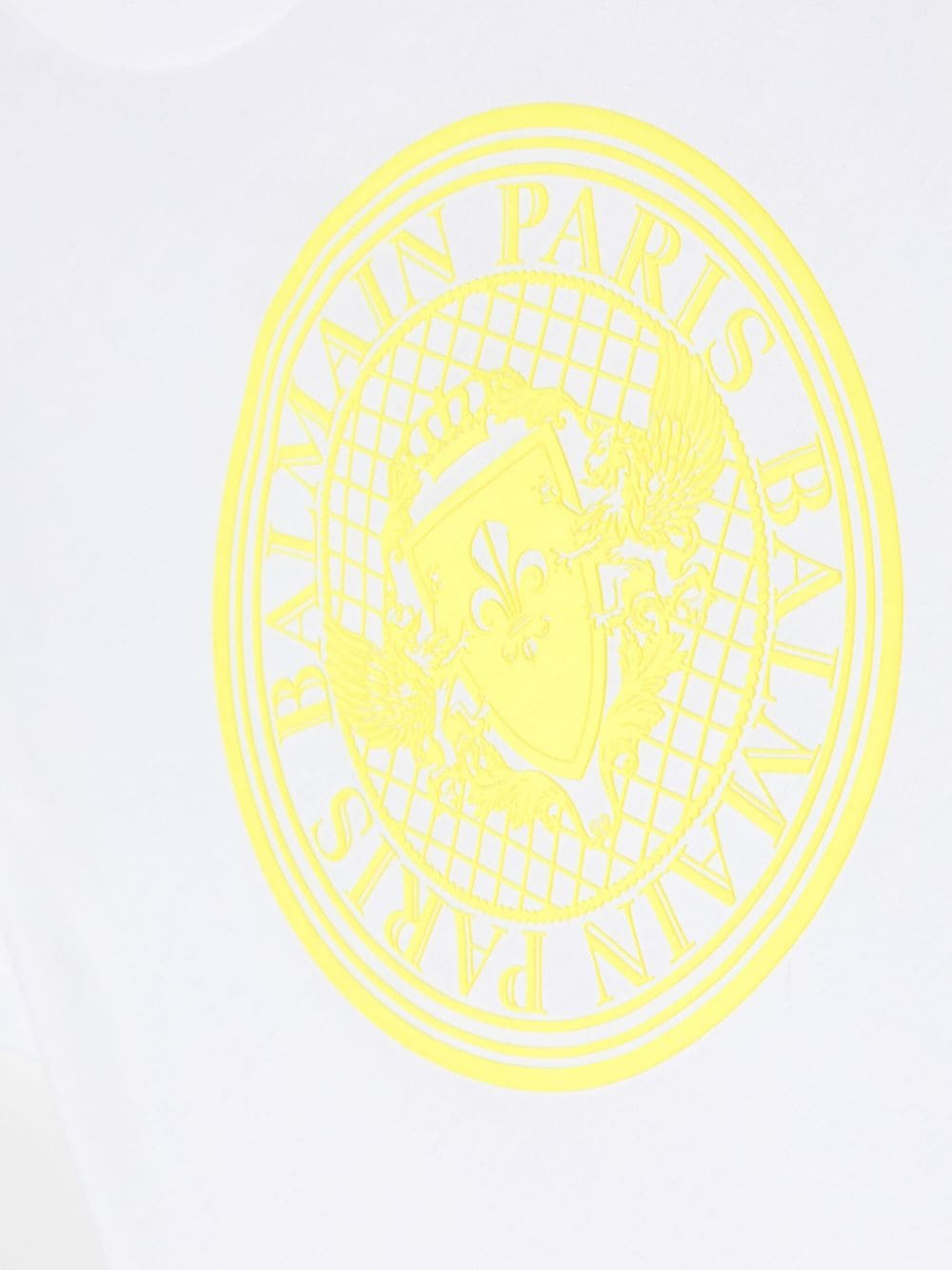 BALMAIN KIDS Cotton Coin-print T-shirt in White