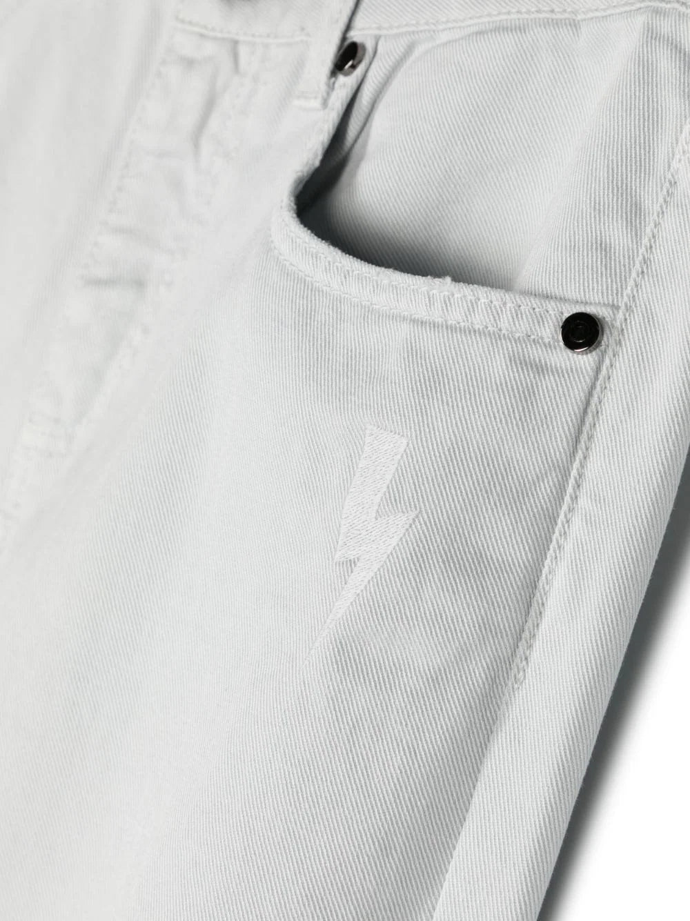NEIL BARRETT KIDS Slim-Cut Cotton Jeans