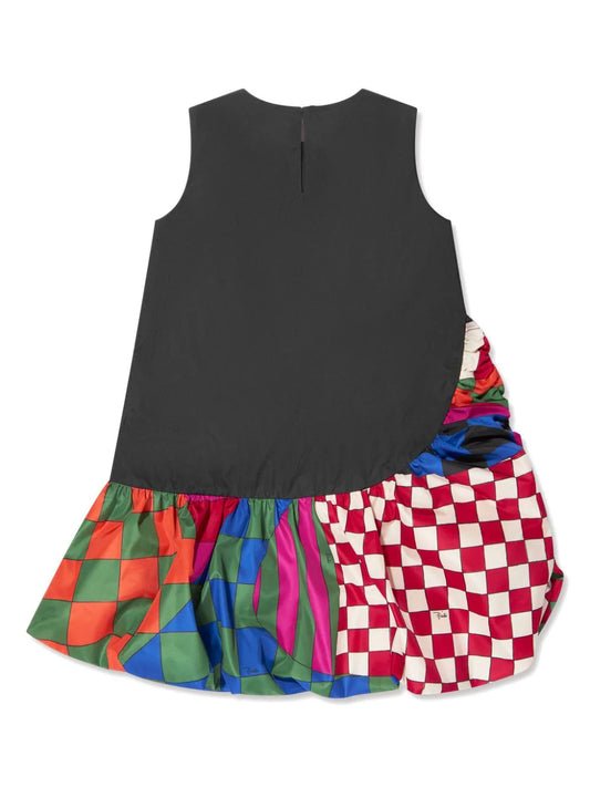 EMILIO PUCCI JUNIOR Printed Patchwork Dress