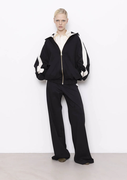 WIDE LEG PANTS WITH ELASTIC WAIST