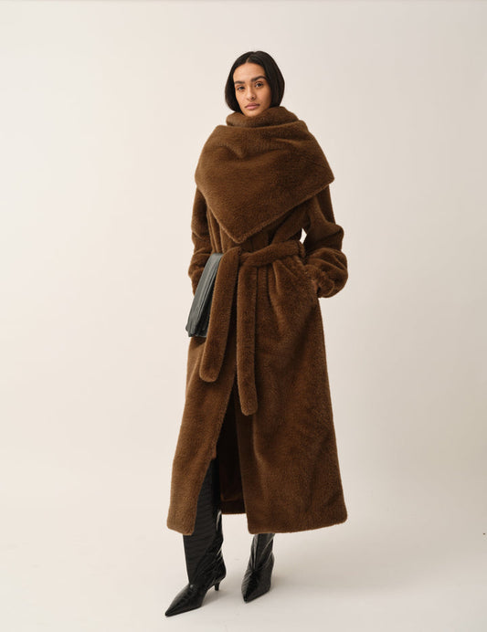 BIANCHI LONG BROWN COAT