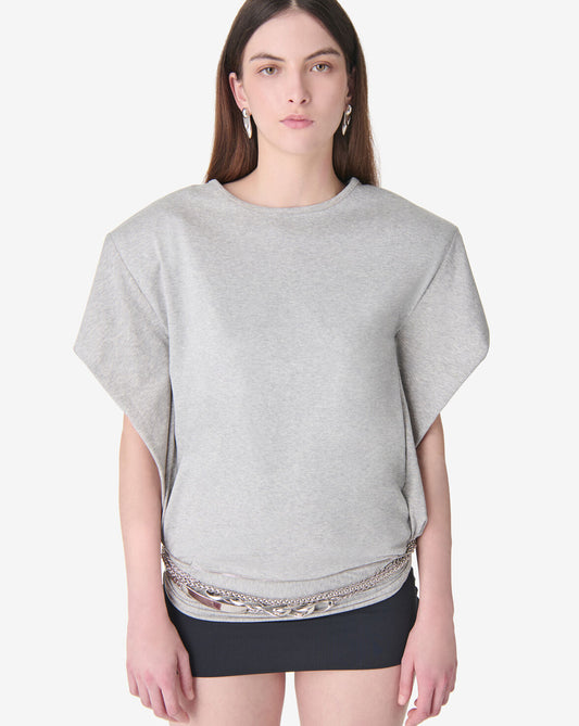 RUFFLE T SHIRT