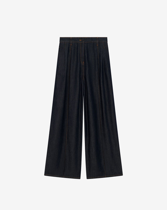 WIDE LEG DENIM PANTS