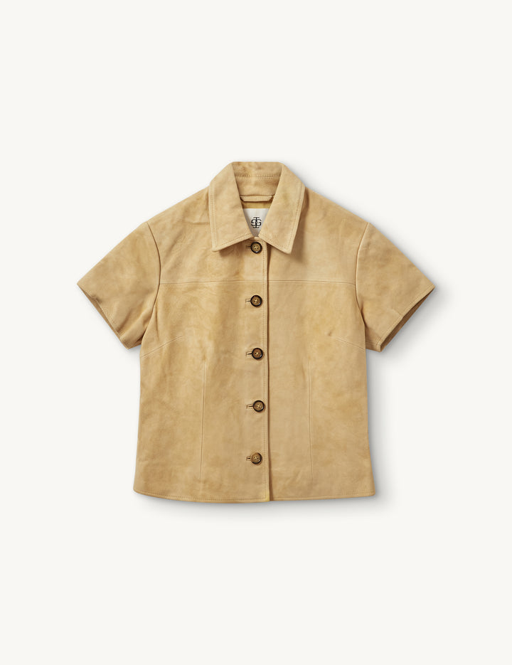 Suede Camp Shirt Pollen