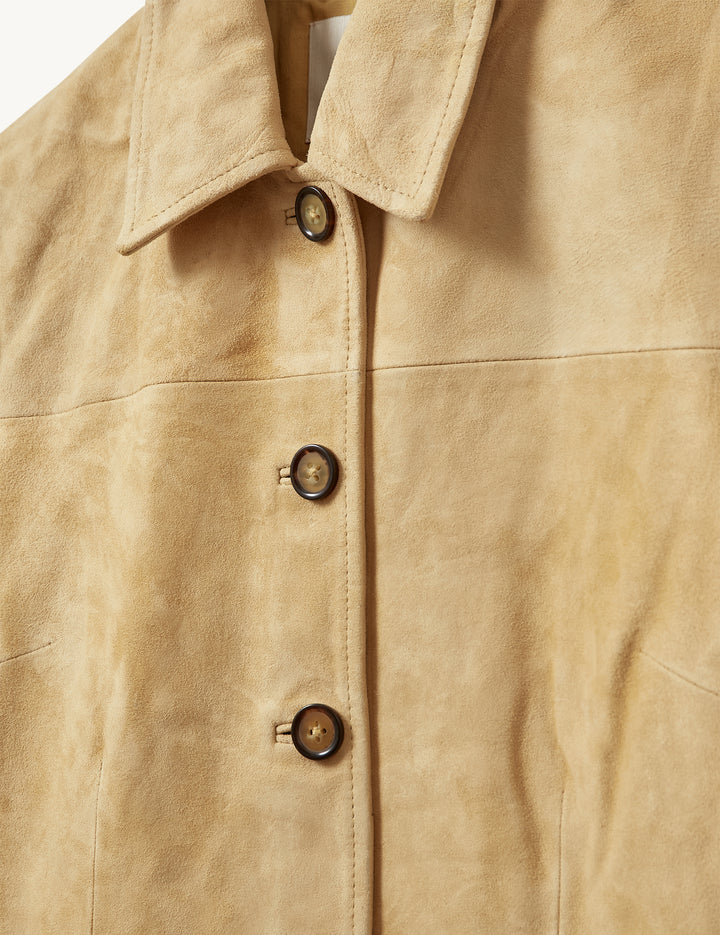 Suede Camp Shirt Pollen