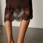 HERBERT SKIRT -JAVA BROWN