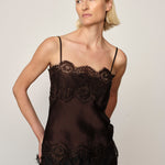 LINNEA TOP-JAVA  BROWN