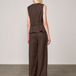 SAMOS VEST JAVA BROWN