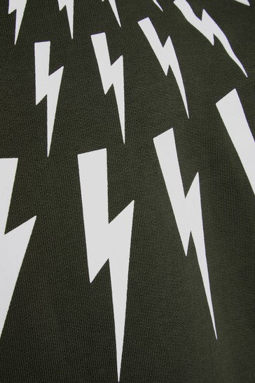 NEIL BARRETT KIDS Boys Khaki Sweatshirt