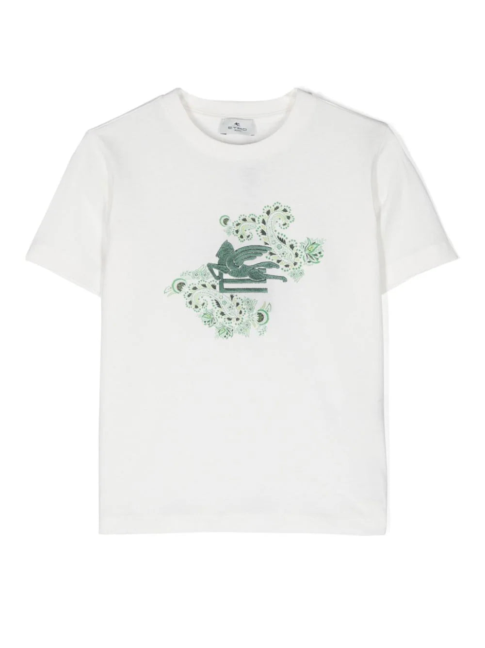 ETRO KIDS Pegaso-motif-motif T-shirt