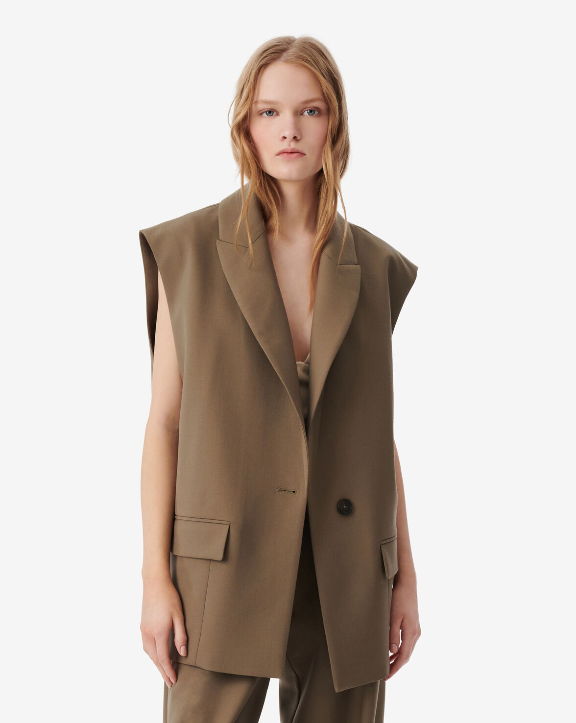 IRO SLEEVELESS BLAZER