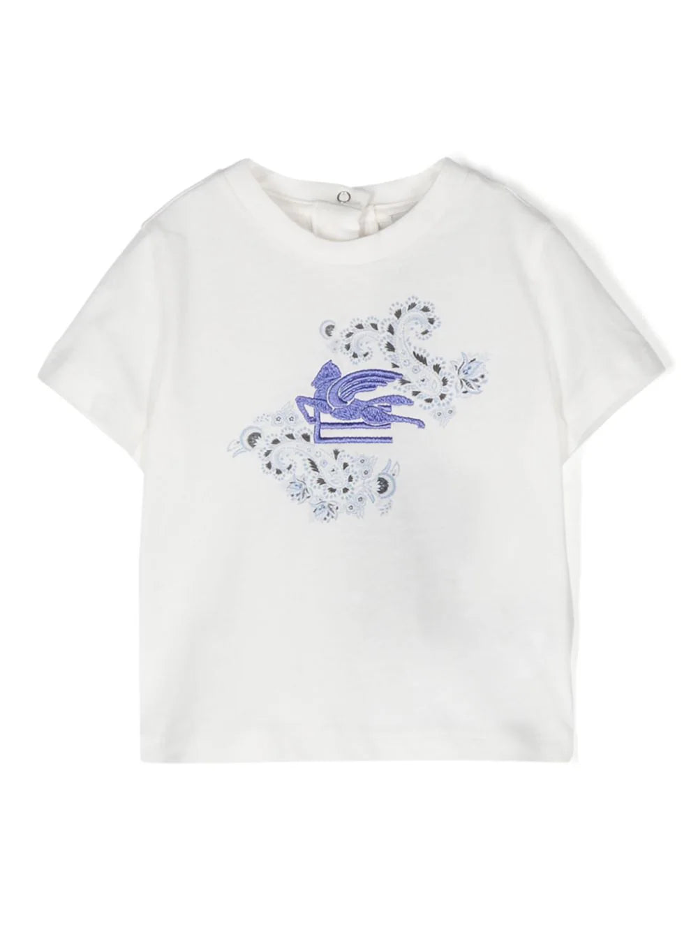 ETRO KIDS Pegaso-motif Cotton T-shirt