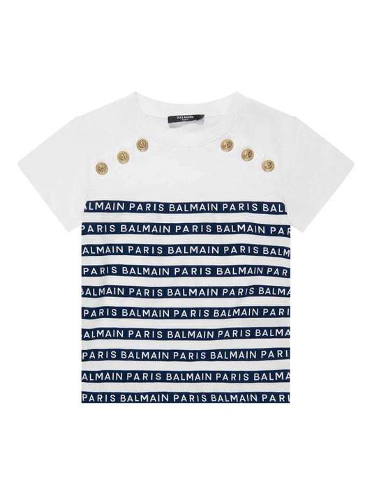 BALMAIN KIDS Logo-print T-shirt
