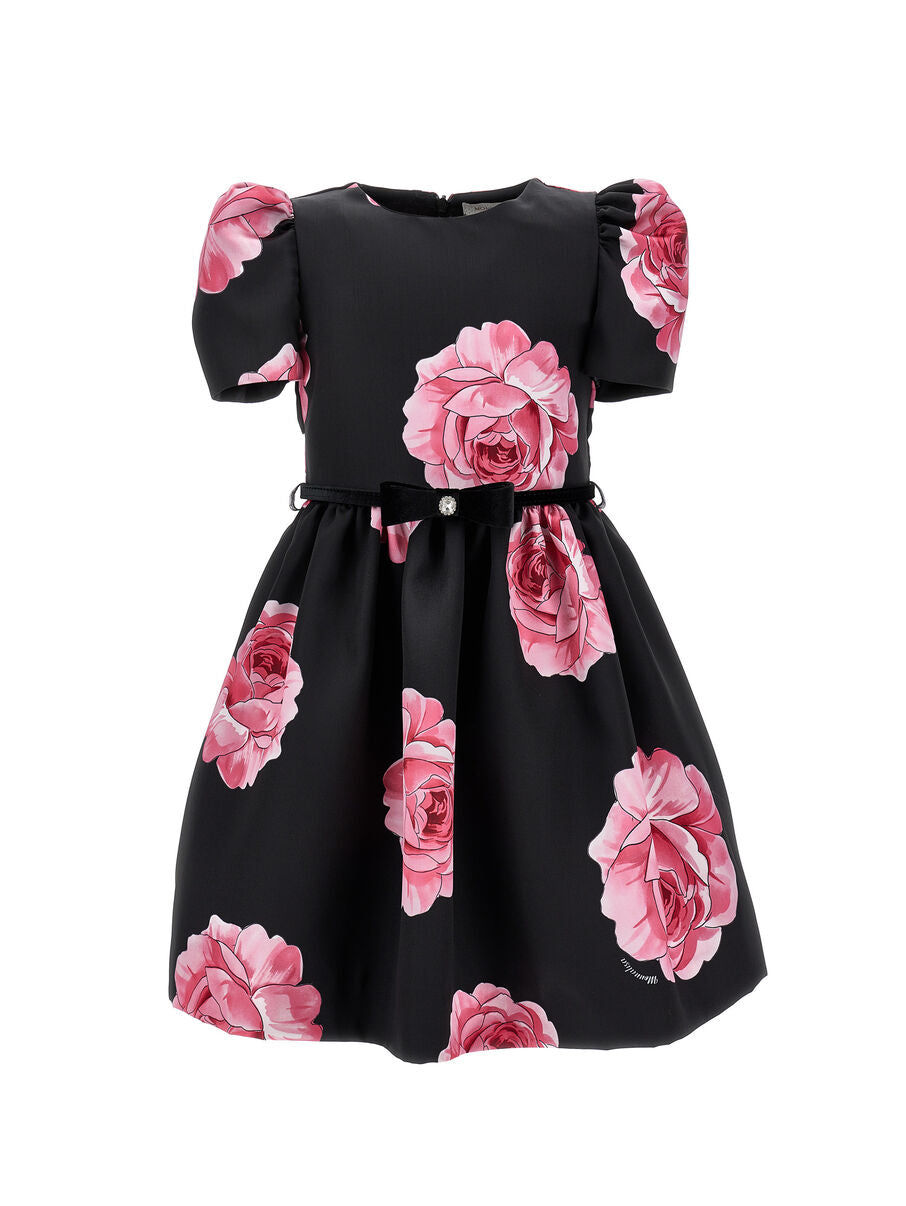 MONNALISA Rose mikado dress