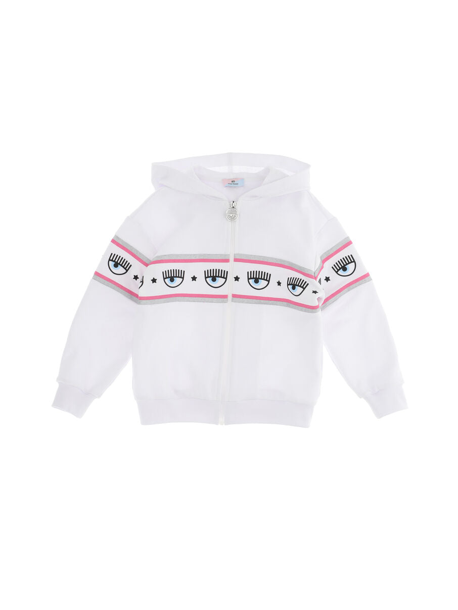 CHIARA FERRAGNI  Maxi logomania hoodie