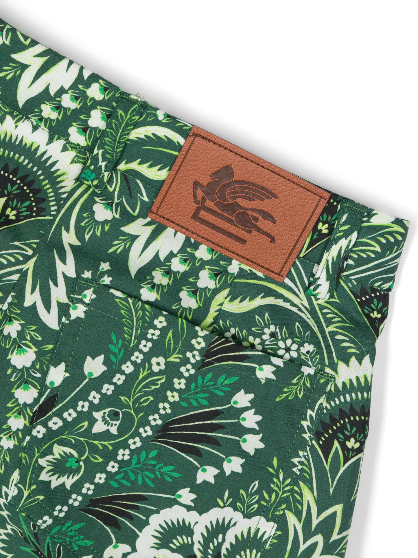 ETRO KIDS Pegaso-motif Paisley-print Shorts