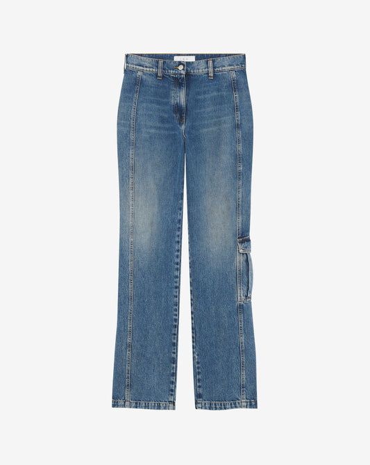 IRO NERINA High-waisted Faded Jeans