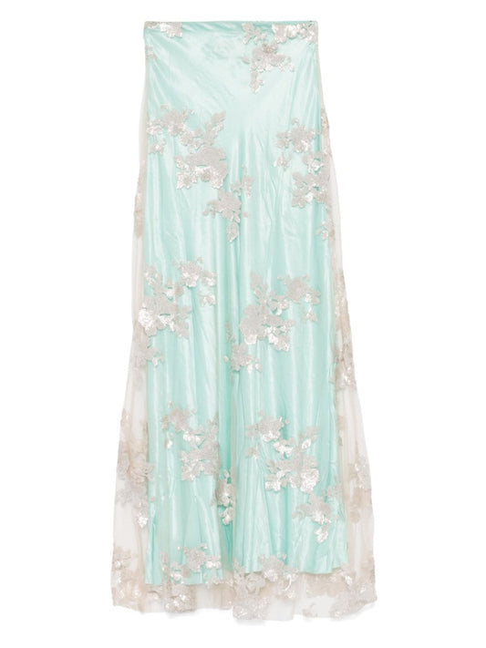 MARQUES'ALMEIDA Sequin-embellished Maxi Skirt