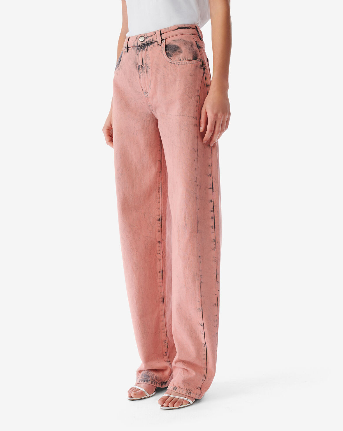 IRO OLMO Carrot Jeans in Blush Pink