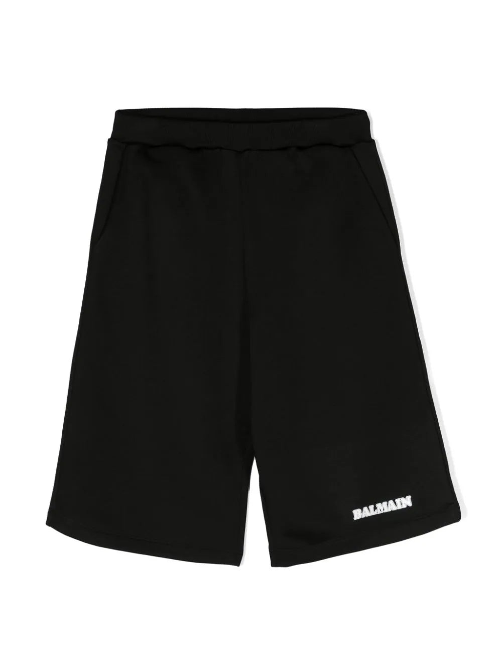 BALMAIN KIDS Logo-print Jersey Shorts