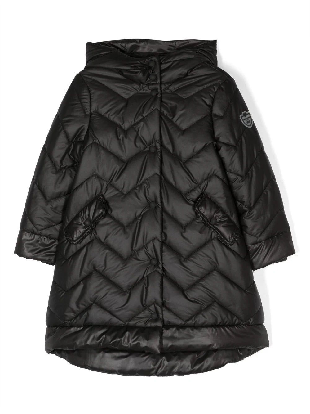 MONNALISA Quilted technical fabric down jacket