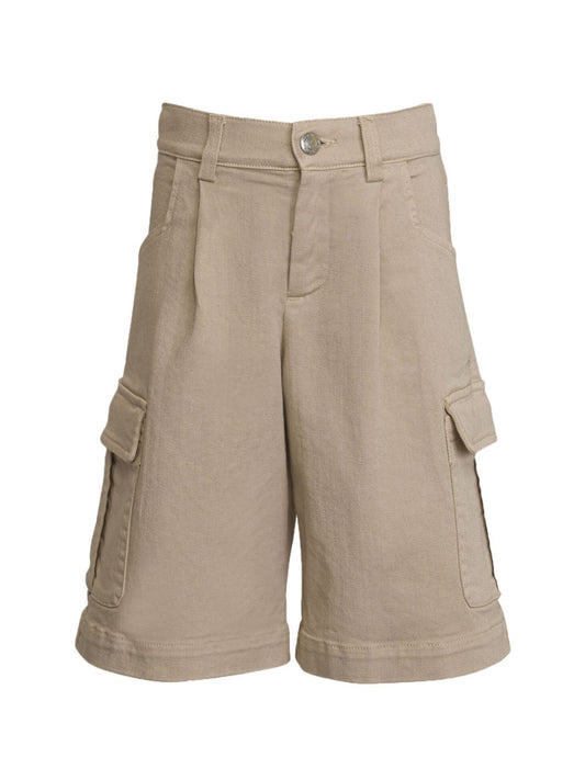 ETRO KIDS Logo-embroidered Cargo Shorts