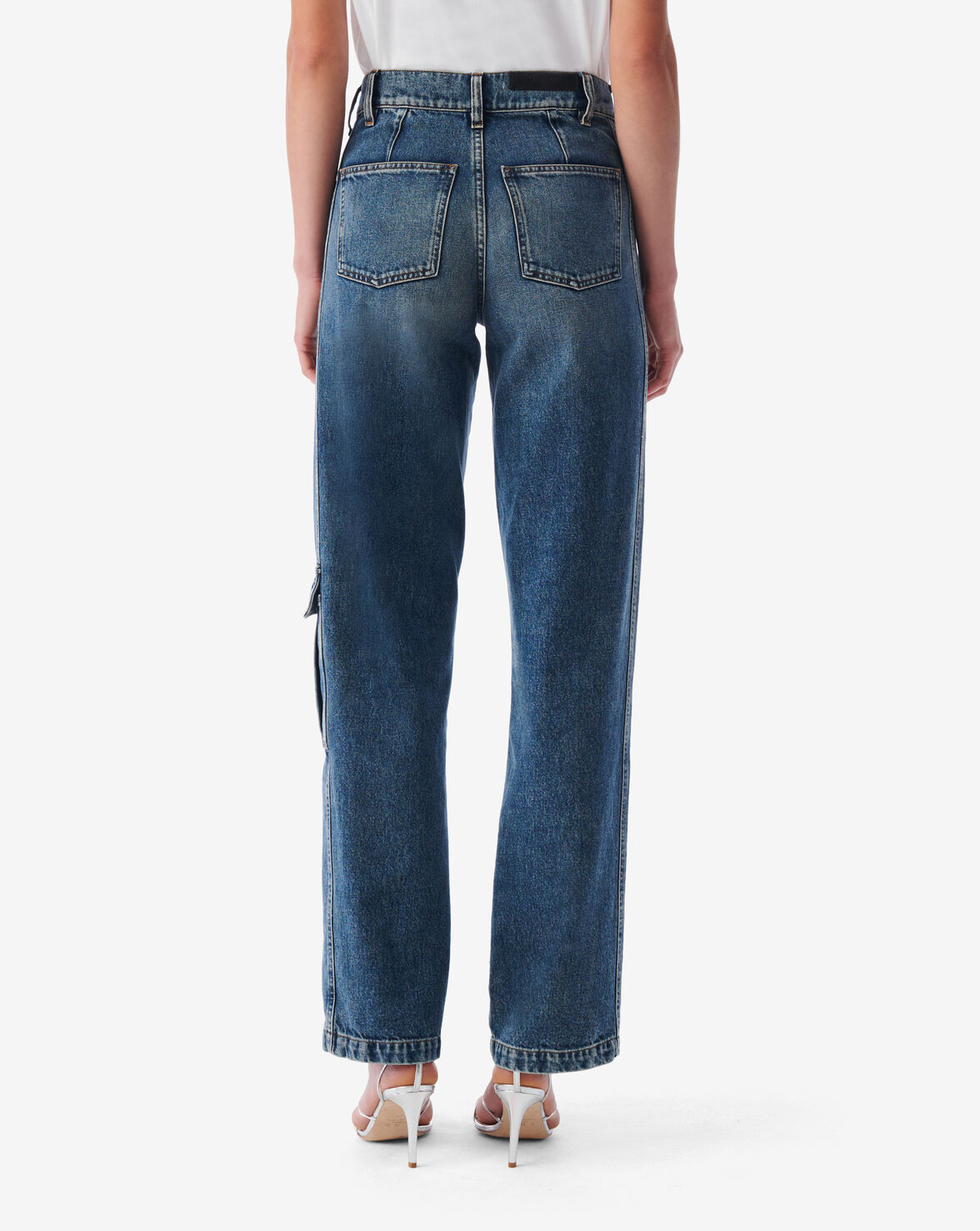 IRO NERINA High-waisted Faded Jeans