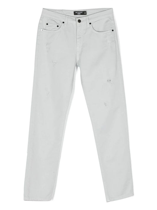 NEIL BARRETT KIDS Slim-Cut Cotton Jeans