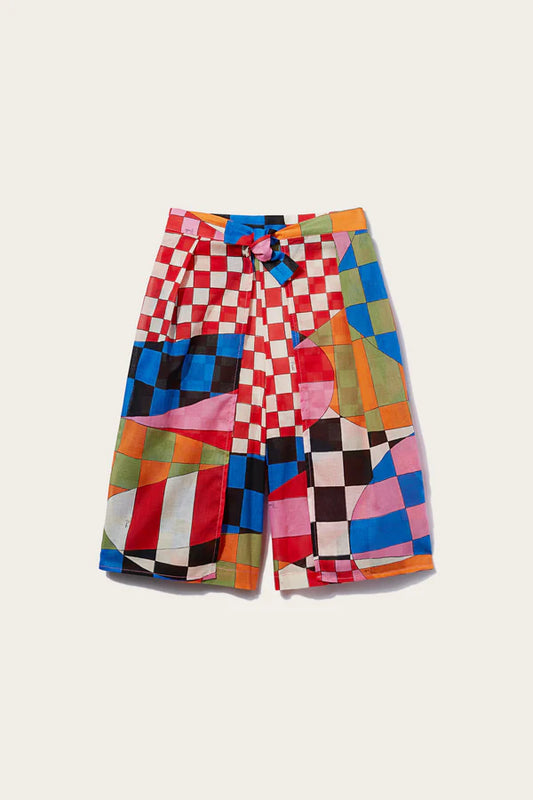 EMILIO PUCCI JUNIOR Giardino-Print Shorts