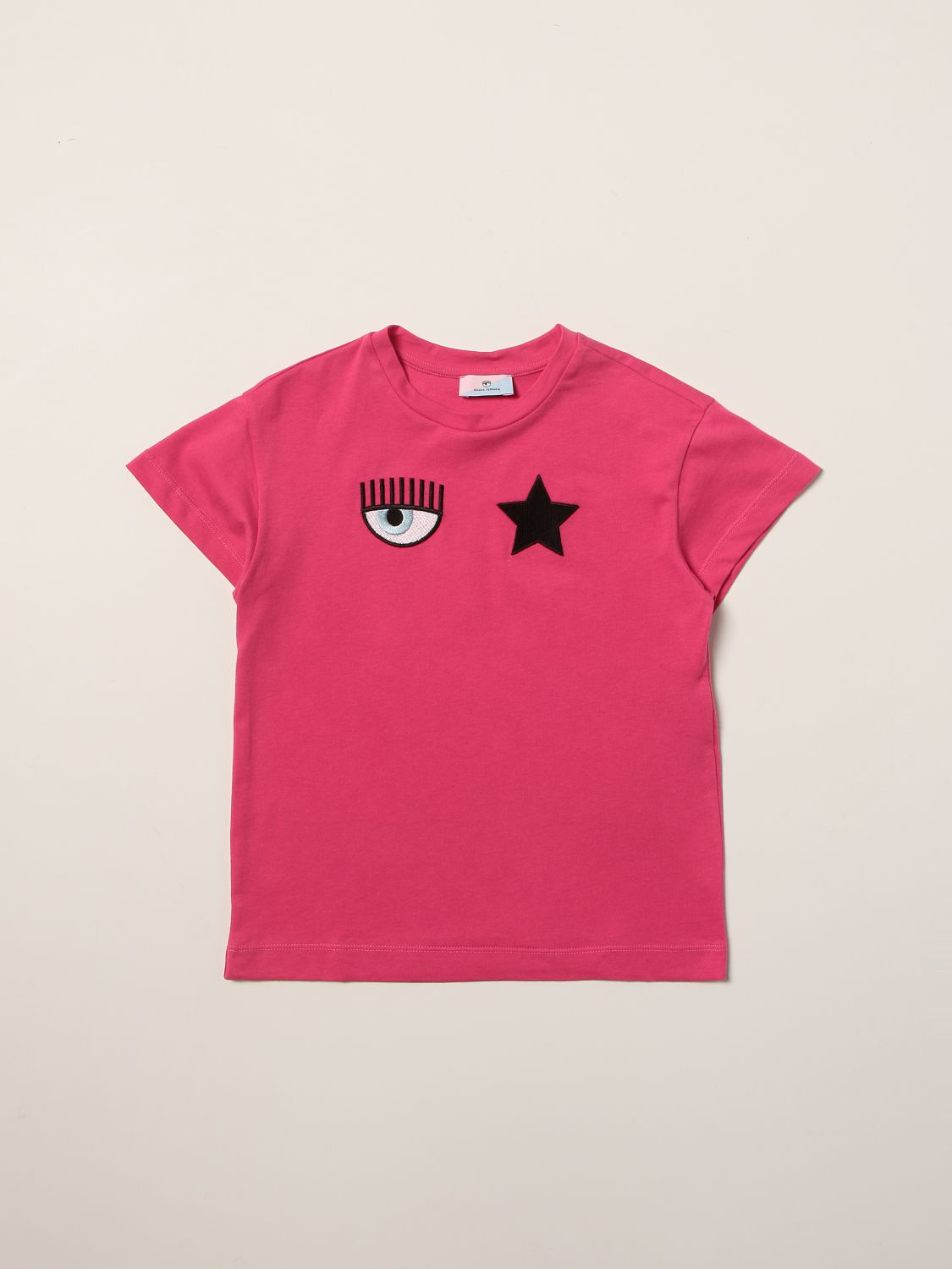 CHIARA FERRAGNI T-shirt with Eyestar embroidery