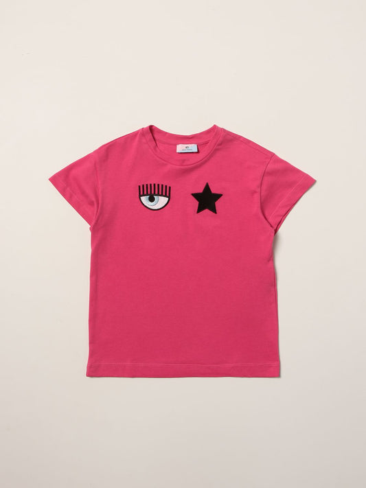 CHIARA FERRAGNI T-shirt with Eyestar embroidery