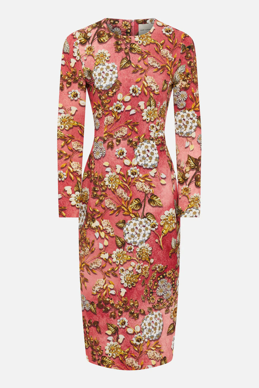 MARY KATRANTZOU Naomi Dress Metallum Petal