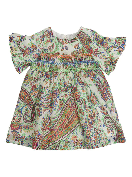 ETRO KIDS Paisley-Print Flared Dress