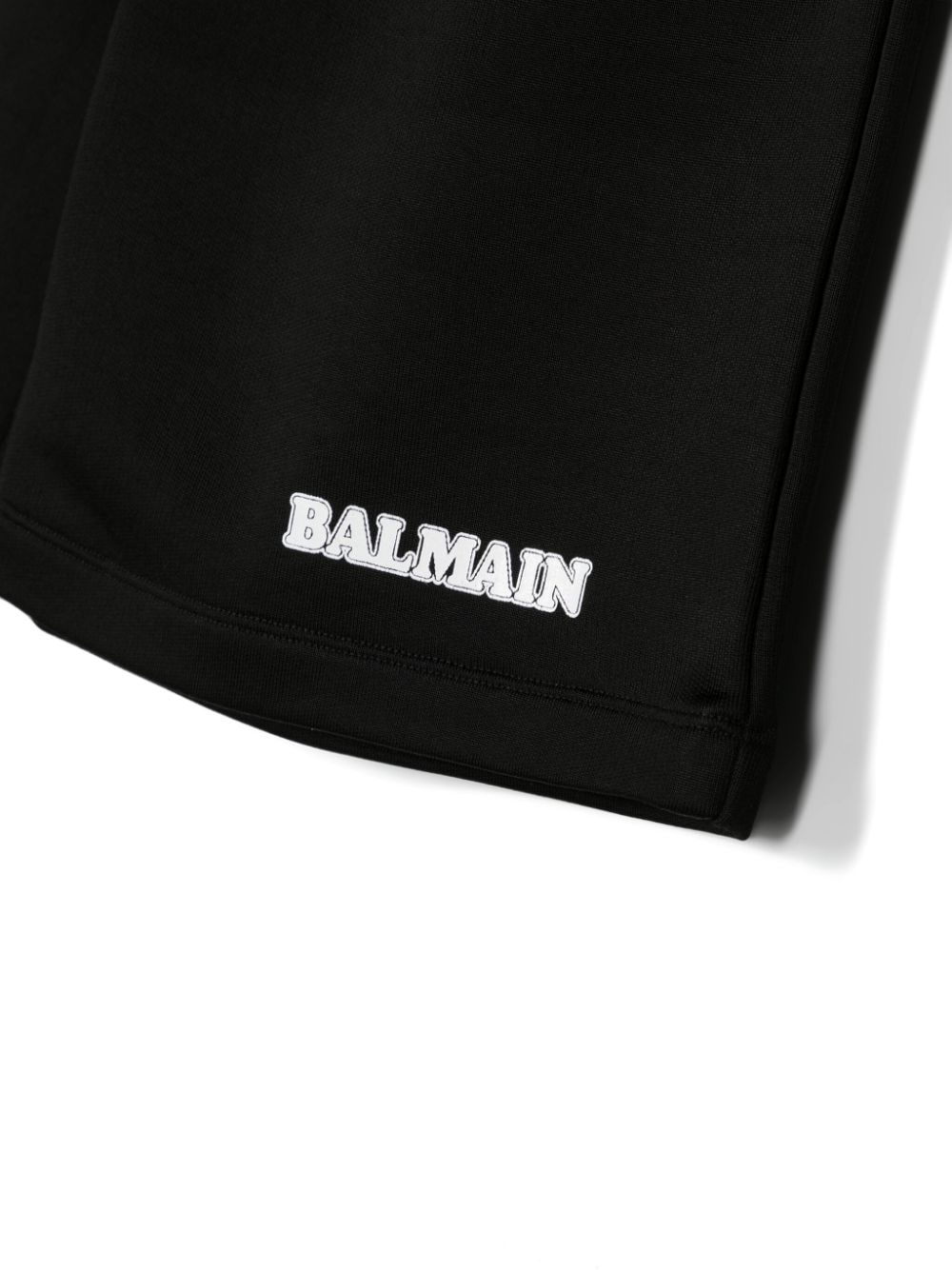 BALMAIN KIDS Logo-print Jersey Shorts