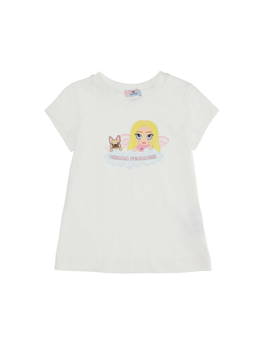 CF Mascotte and Matilda print T-shirt