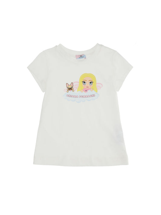 CF Mascotte and Matilda print T-shirt