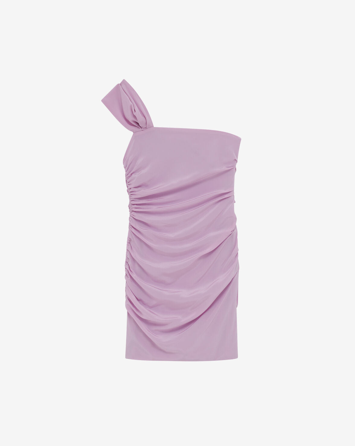 IRO RAVEN Short Asymmetrical Silk Dress