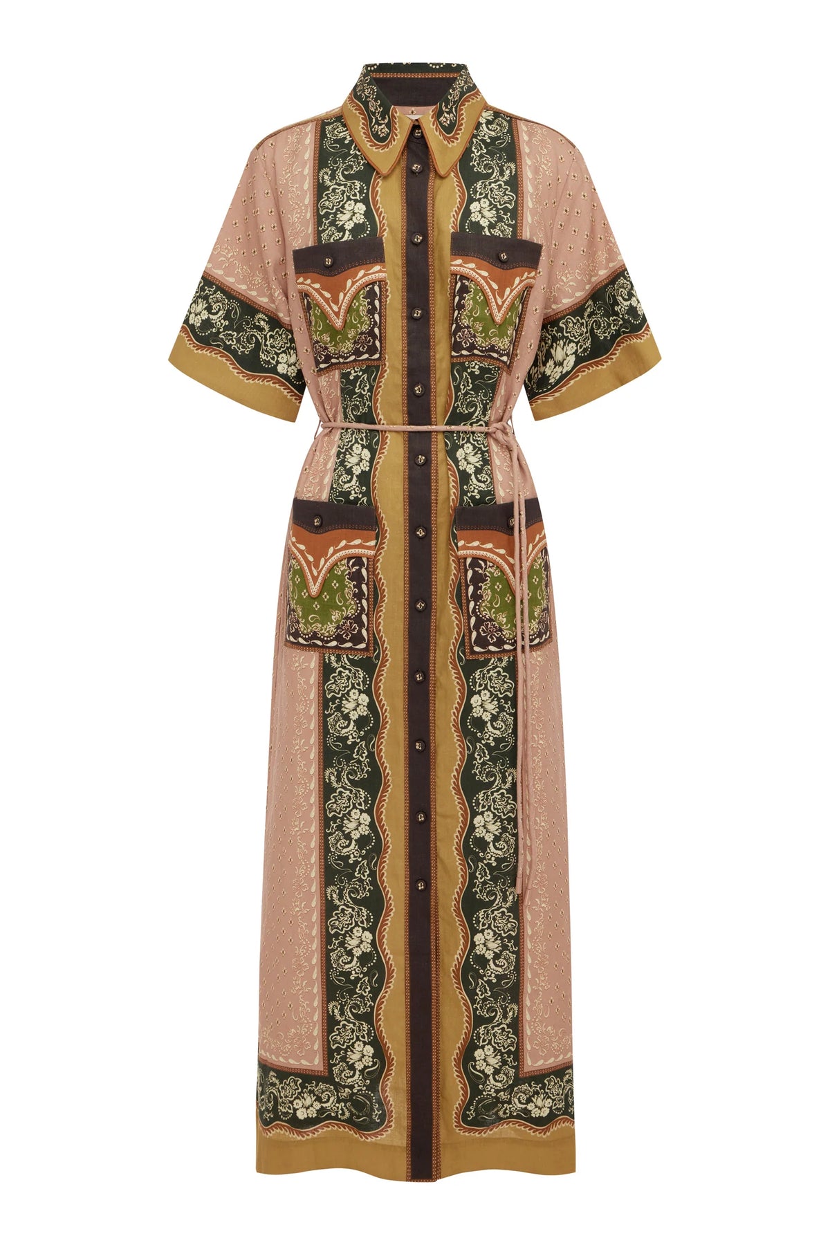 DARCEY  PRINTED SHIRT DRESS