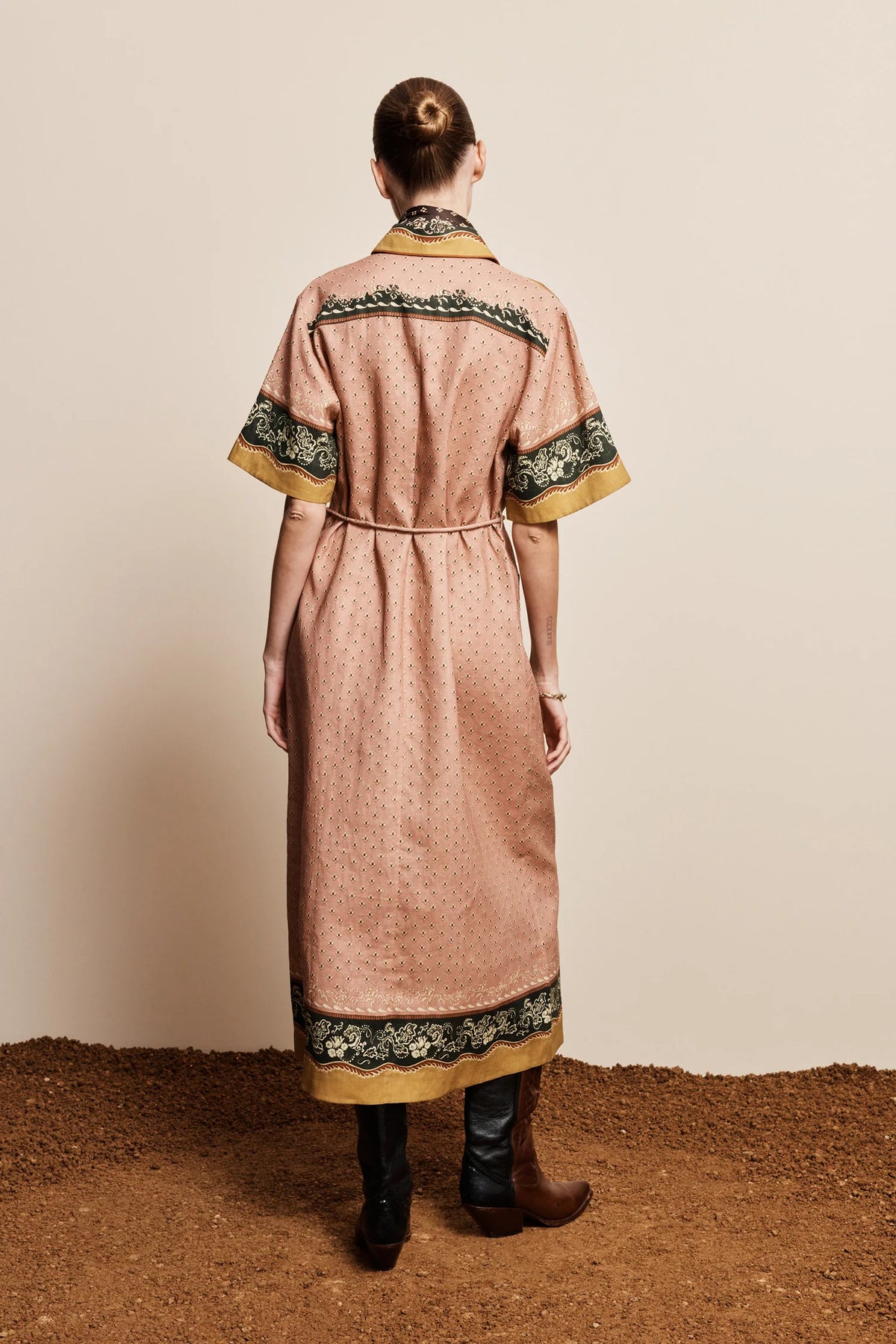 DARCEY  PRINTED SHIRT DRESS