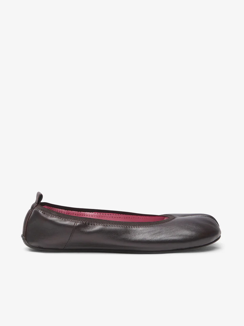 CHOCOLATE BROWN LIBERTAS BAREFOOT  BALLERINA
