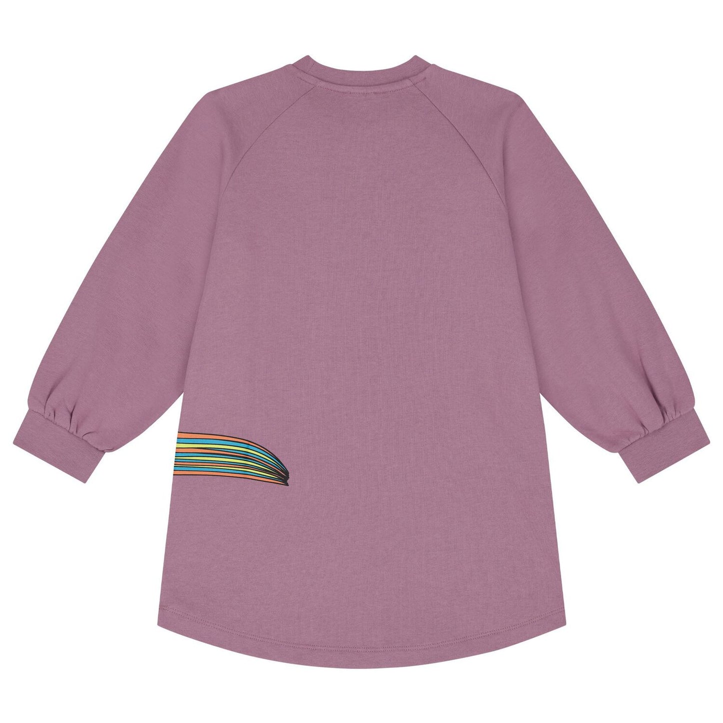 GIRLS PURLPLE LOGO DRESS