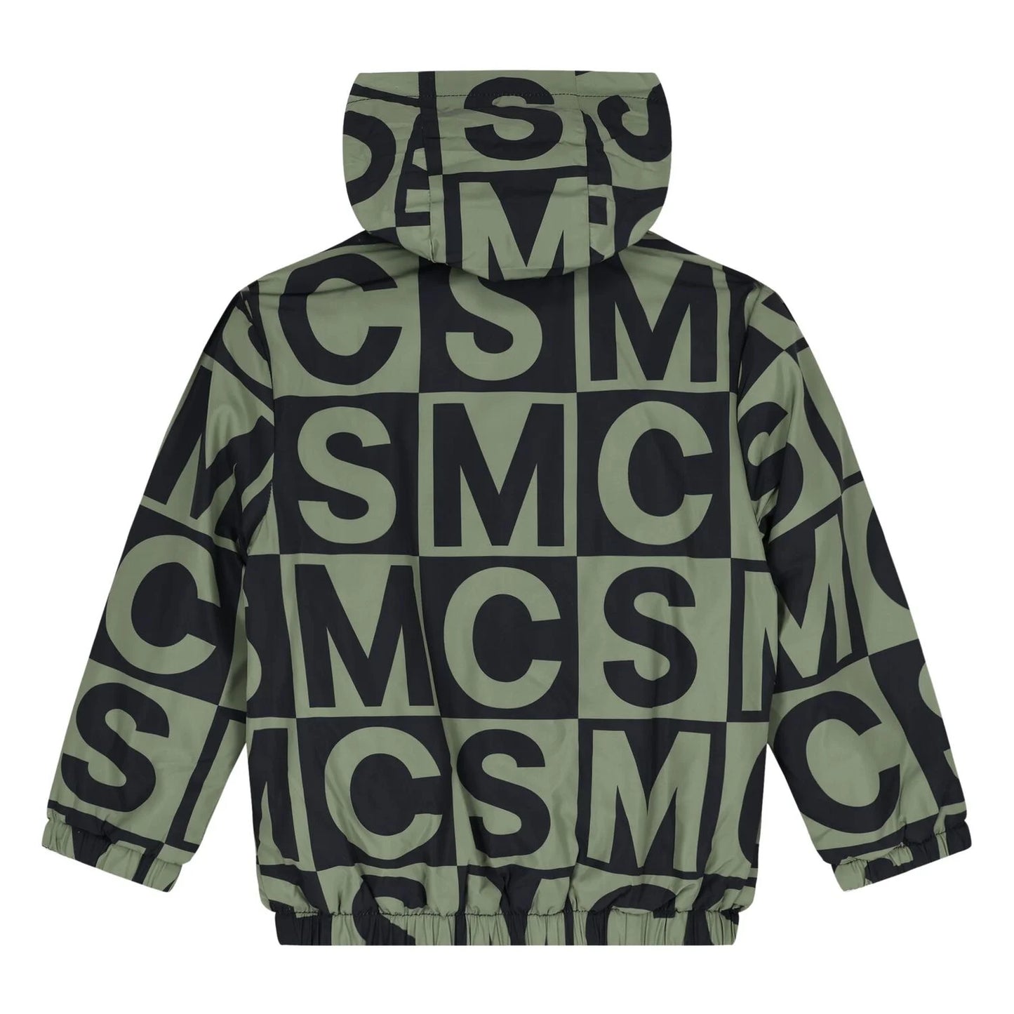 Boys green & black puffer jacket